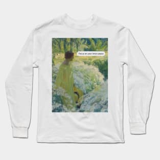 Focus on inner peace Long Sleeve T-Shirt